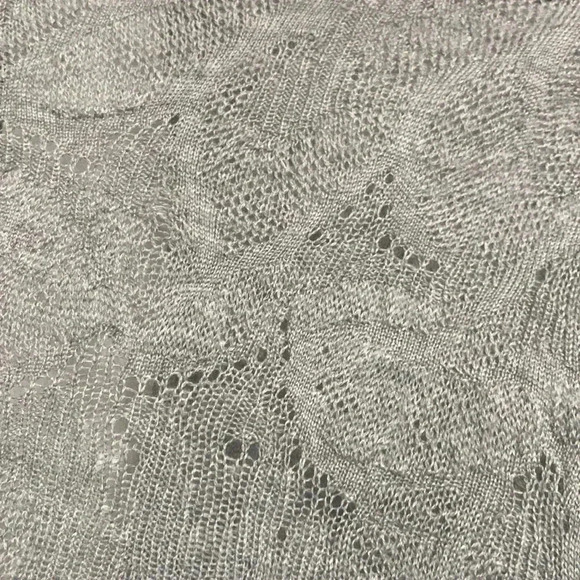 Eileen Fisher merino wool gray cardigan sweater size LARGE. - Picture 10 of 13